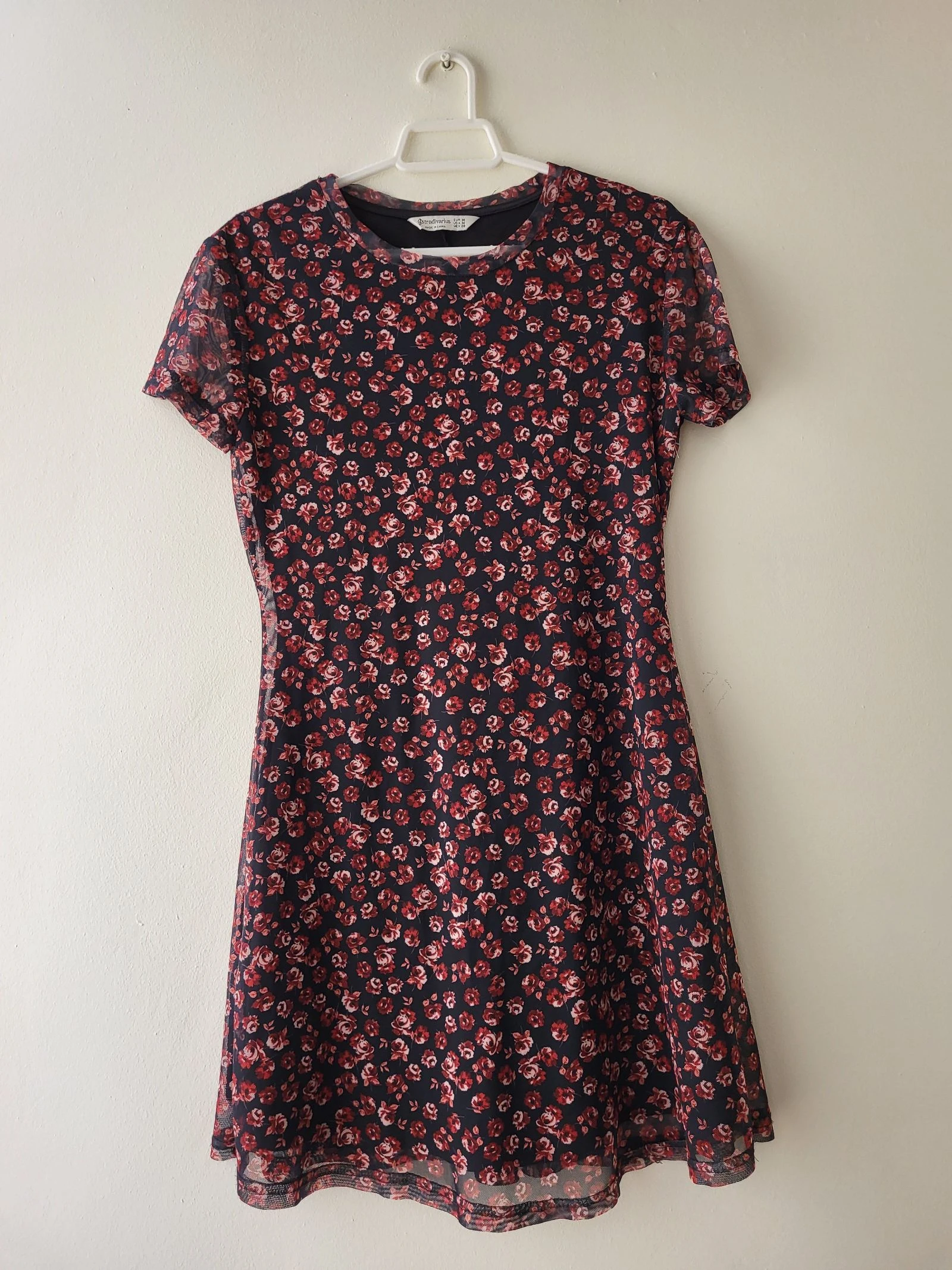 Vestido flores rosas